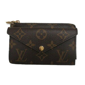 Louis Vuitton Porte Carte Wallet Recto Verso Wallet Leather Brown